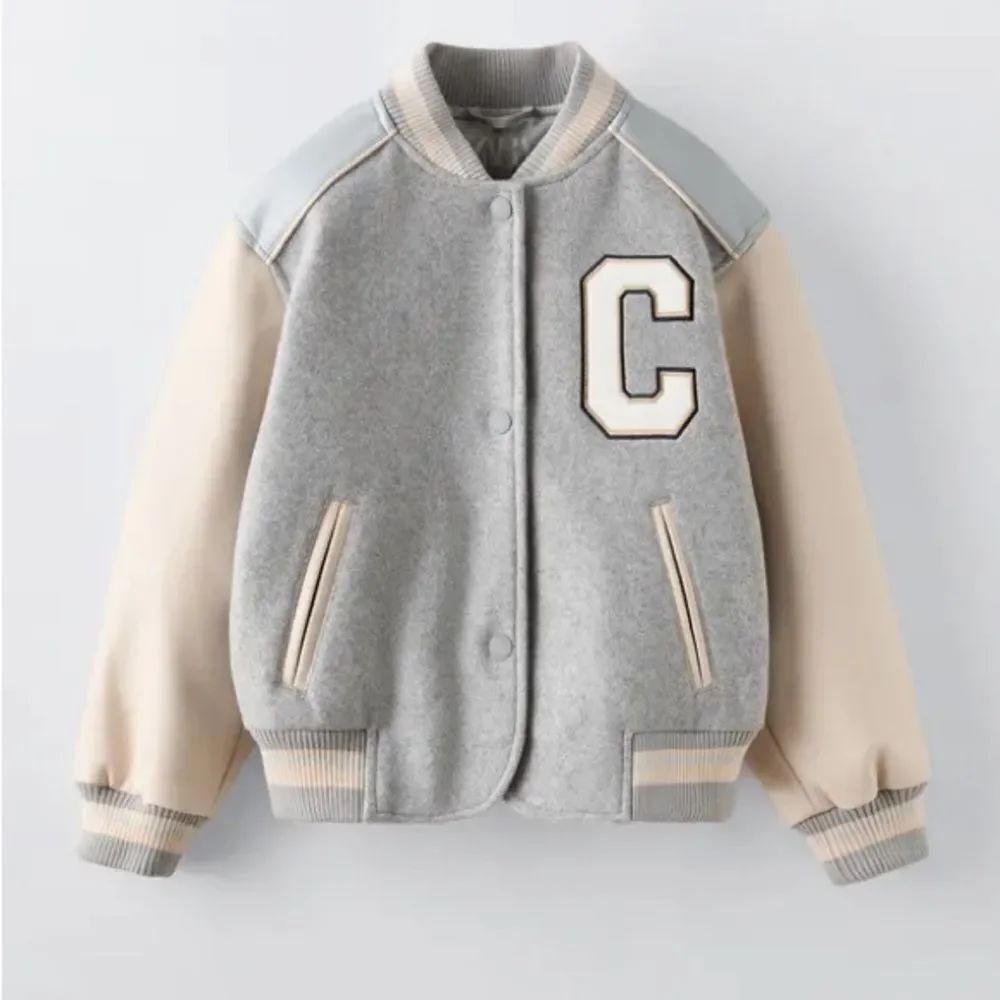 Zara Sz 11/12 Kids Varsity Jacket California